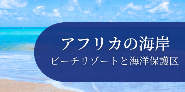 アフリカの海岸 ビーチリゾートと海洋保護区